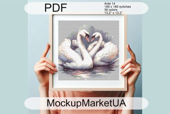 Swan Cross Stitch Patterns PDF Birds Review for Apparel